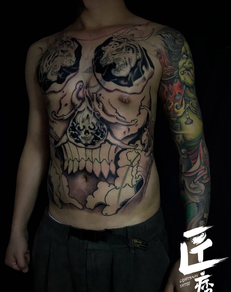 嘎巴拉纹身图片