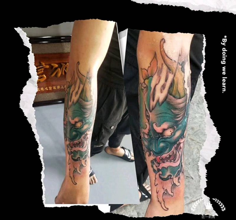 班若纹身图片_手臂纹身图案
