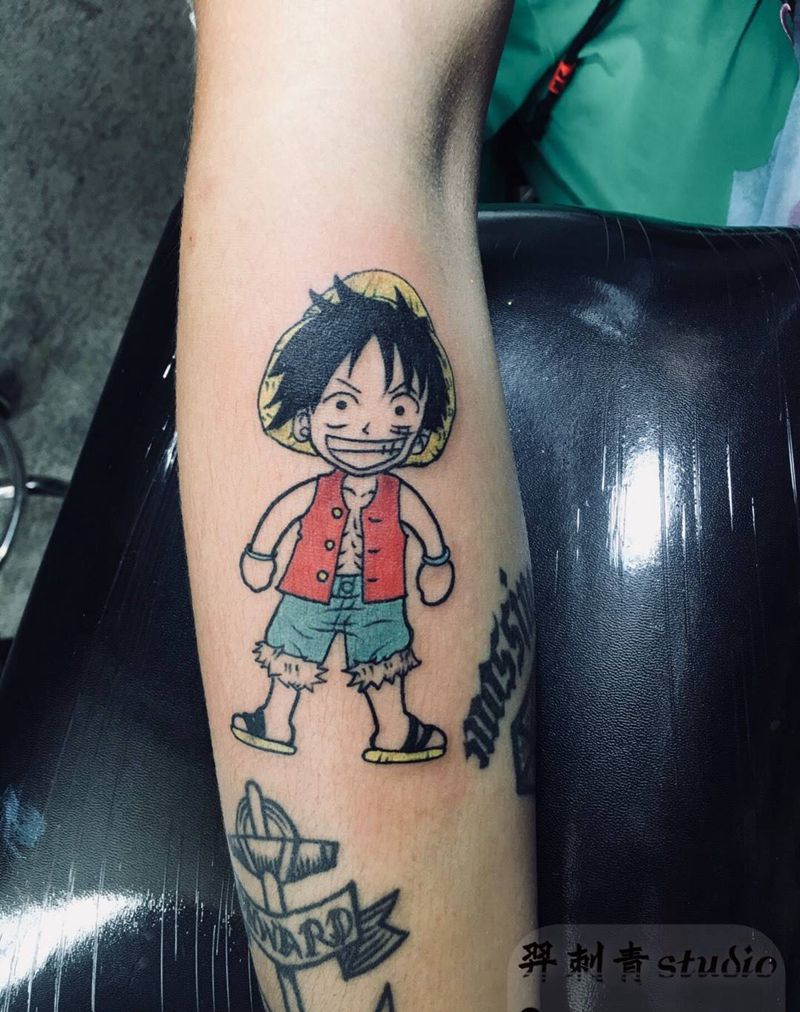海贼王纹身图片
