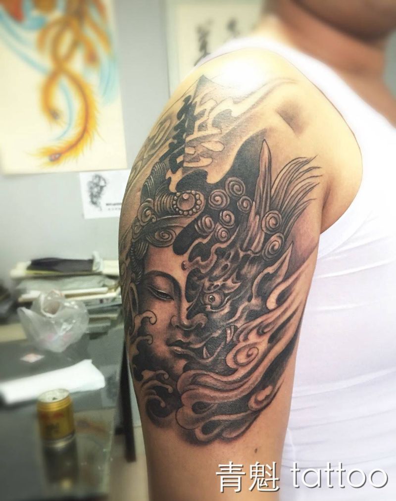 无善无恶纹身图片