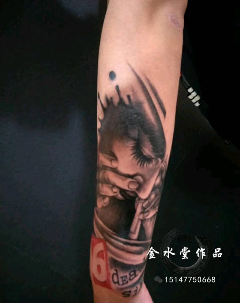 包小臂纹身图片_手臂花臂纹身图案