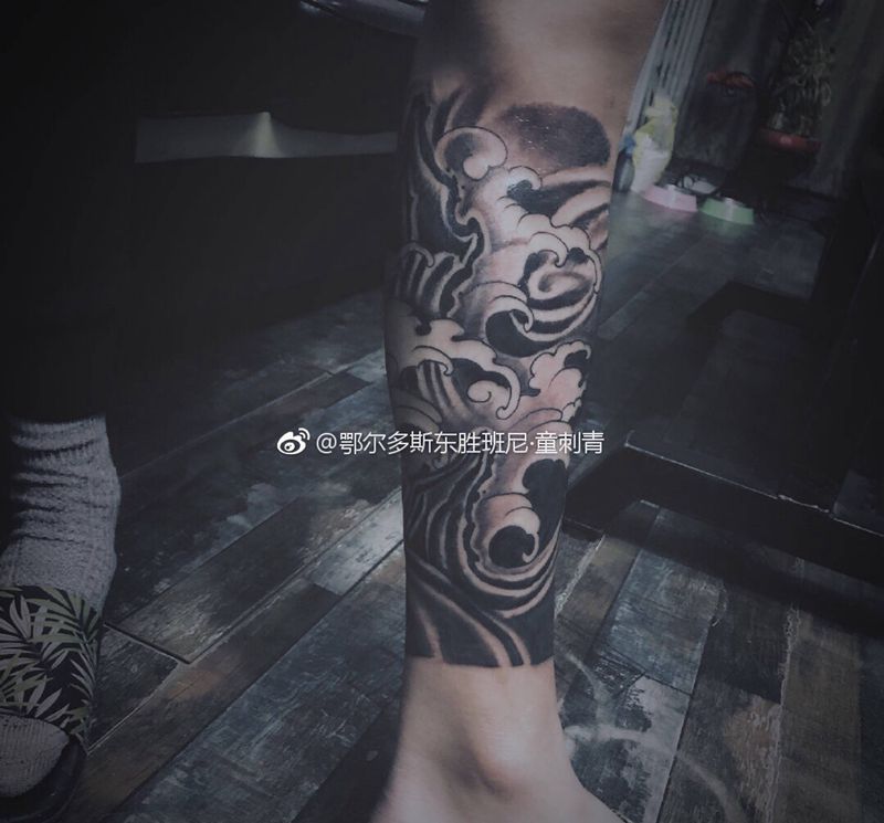 包小腿 修改纹身图片