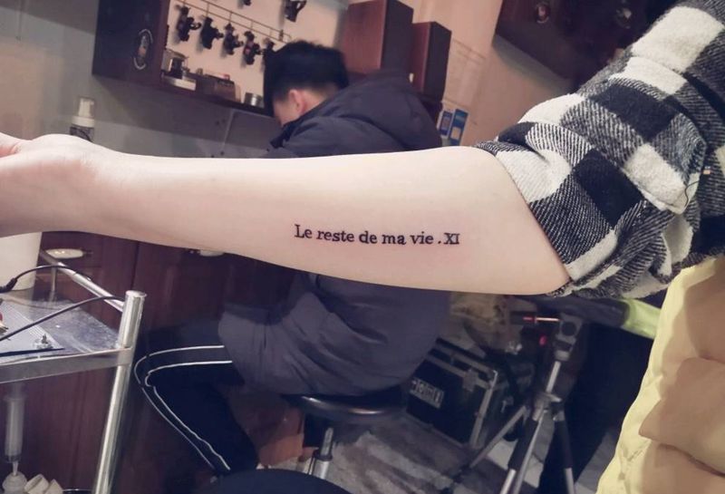 字母纹身图片_肩部胸部腹部腰部背部臀部手臂传统清新成品纹身图案