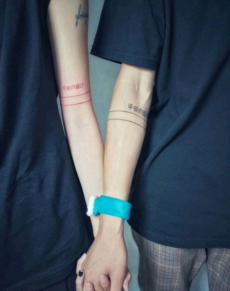 直线纹身图片_手臂腿部几何直线纹身图案