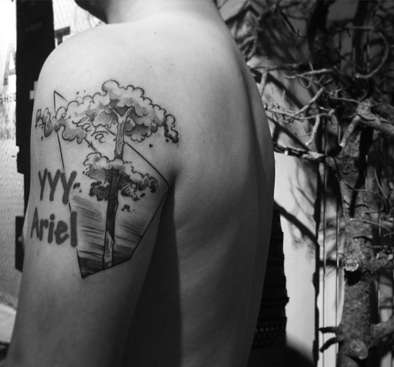 纹名天下刺青师作品展示纹身图片