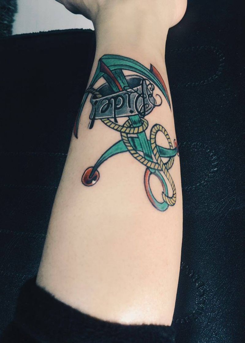 船⚓️纹身图片_成品手稿腿部手臂肩部欧美传统原创静物纹身图案