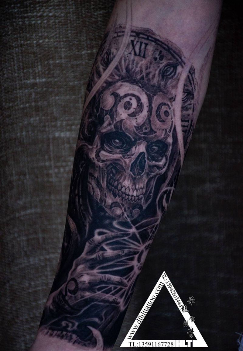 大连华龙堂刺青纹身图片