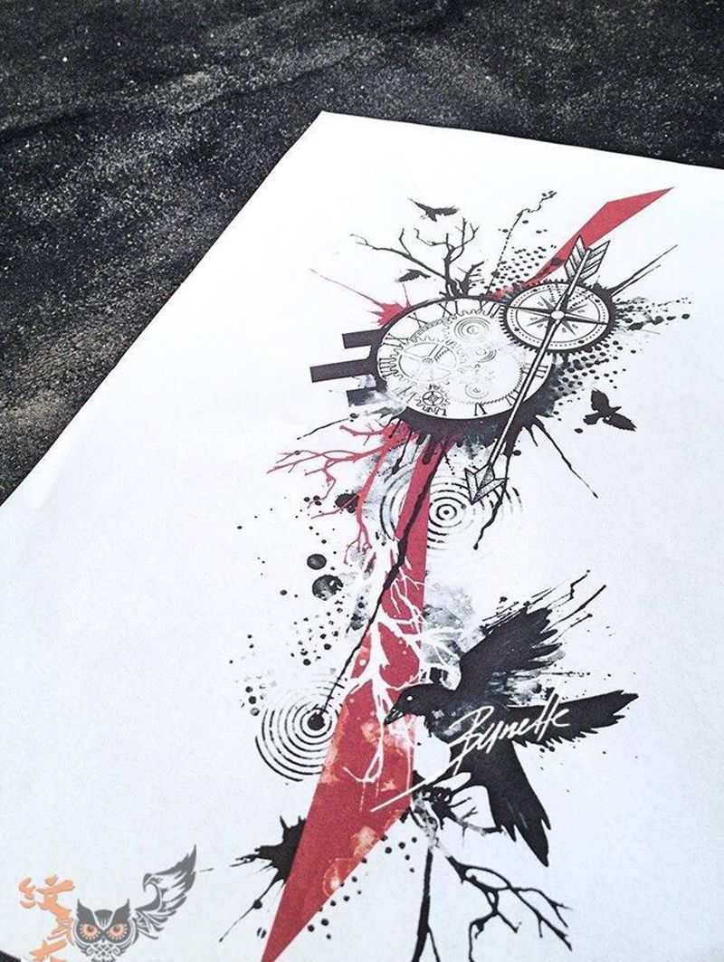 喜欢的拿走吧纹身图片_肩部腰部腹部手臂脚部手部腿部背部胸部欧美纹身图案