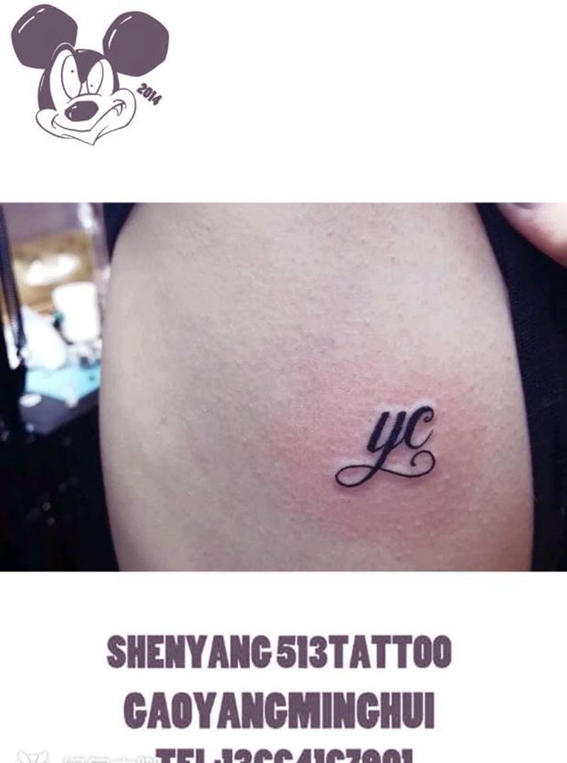 小清新英文纹身图片_腰部清新字符原创成品纹身图案