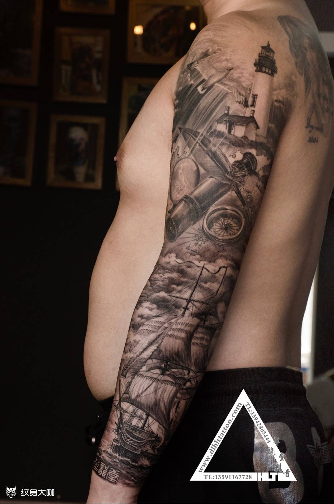 大连华龙堂刺青纹身图片