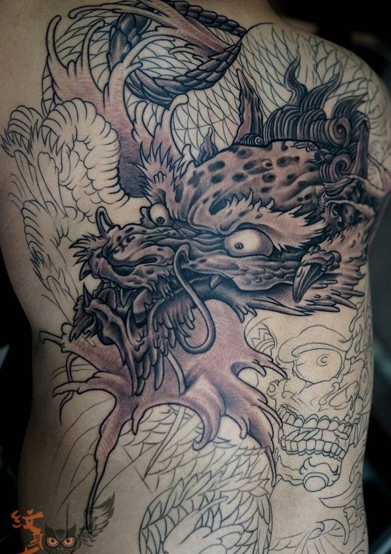 龙纹身图片