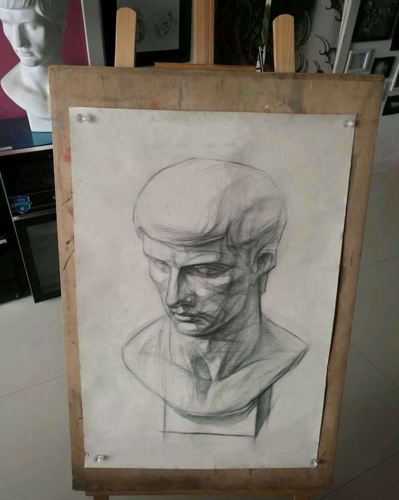 罗马青年纹身图片_手稿纹身图案