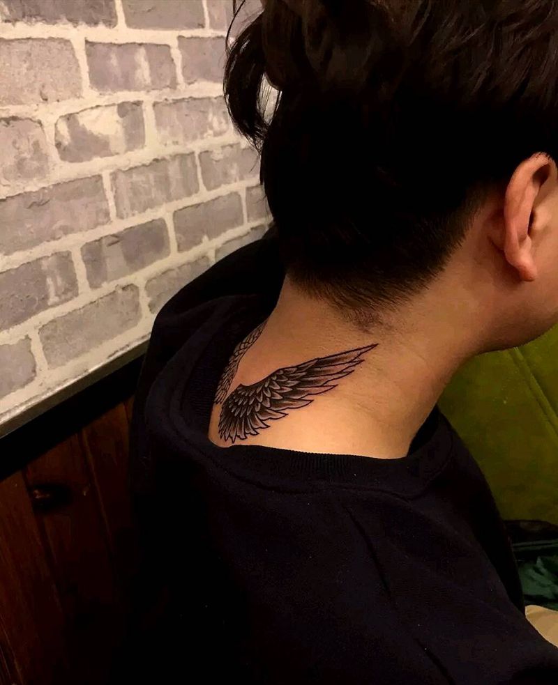 臂膀纹身图片_颈部手臂腿部脚部传统习俗几何动物原创成品纹身图案