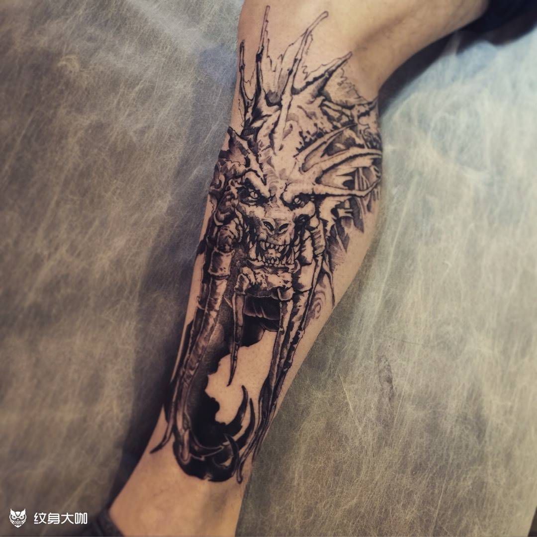 纹名天下刺青师作品展示纹身图片