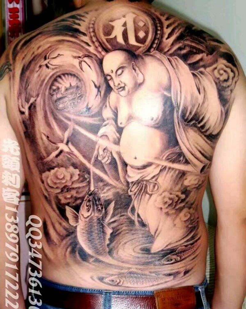 满背纹身纹身图片