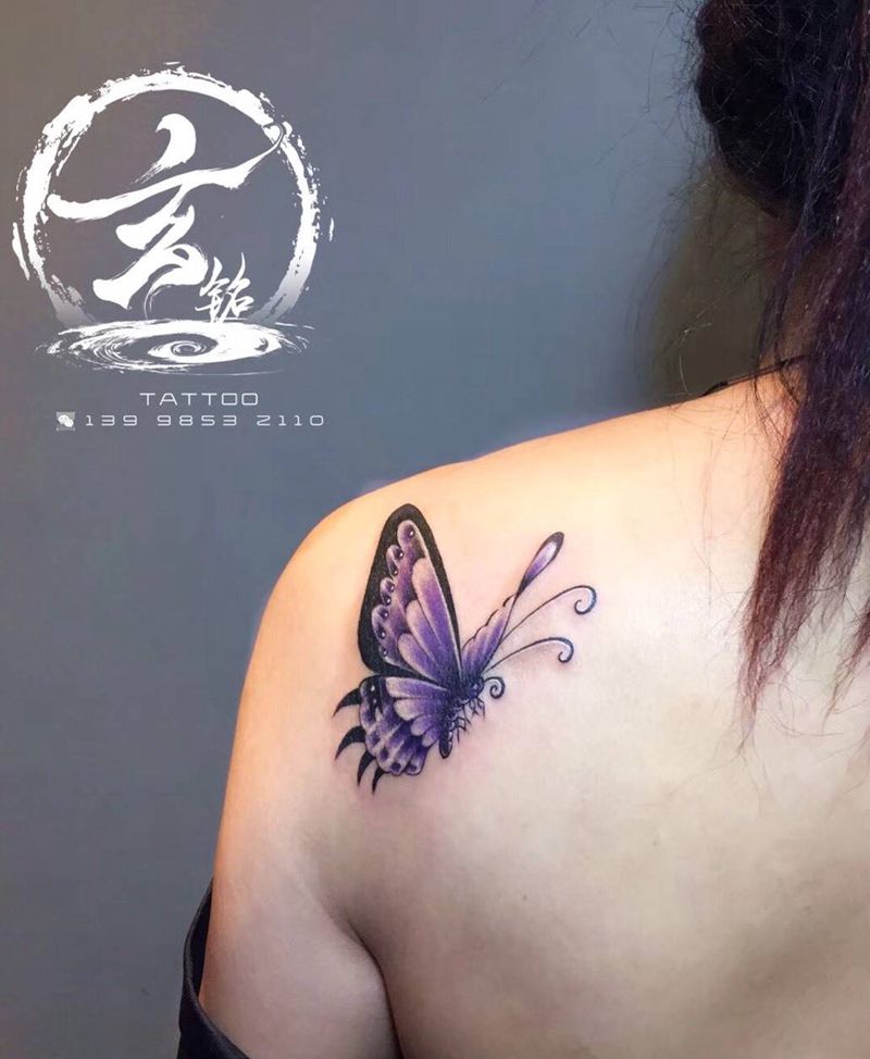 蝴蝶纹身图片