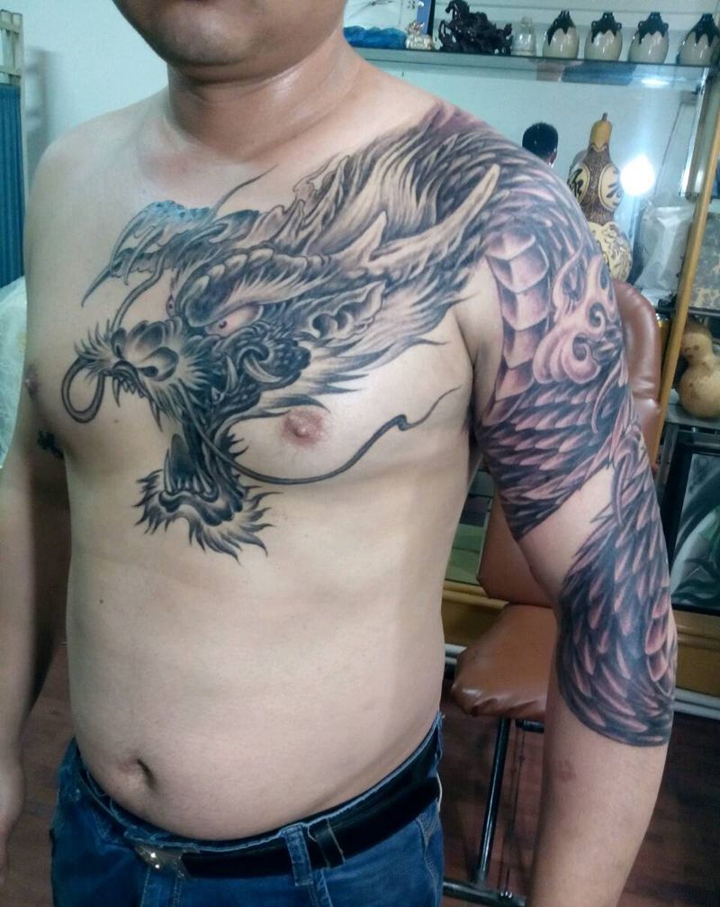 满背纹身纹身图片