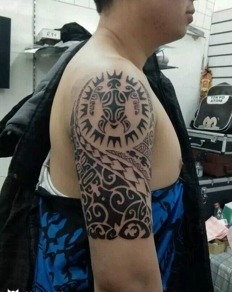 玛雅图腾纹身图片