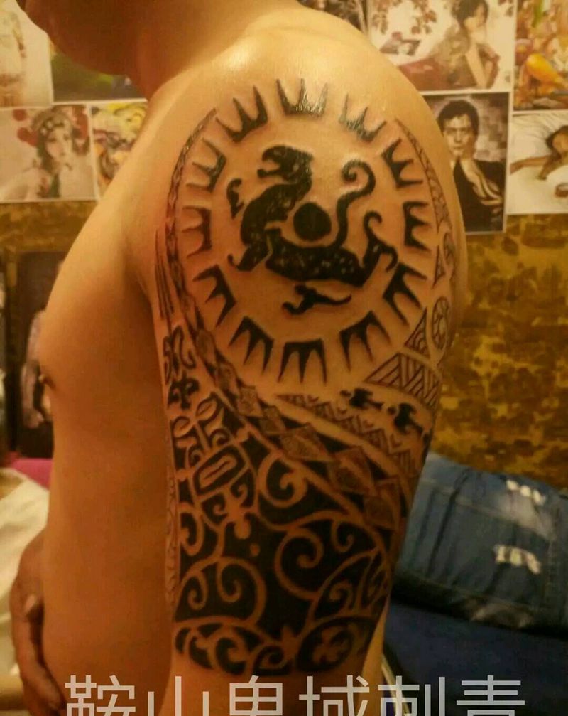 玛雅图腾纹身图片