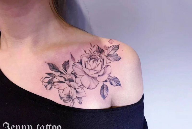 小清新风格纹身图片