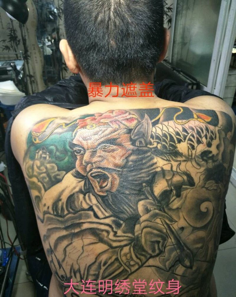 遮盖纹身图片