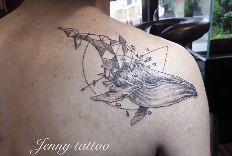 鲸鱼纹身图片
