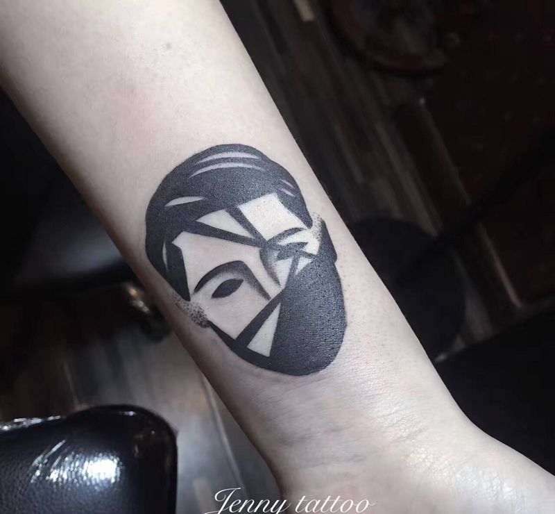 暴力遮盖纹身图片