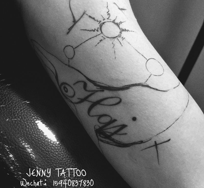 现场设计 暴力遮盖纹身图片