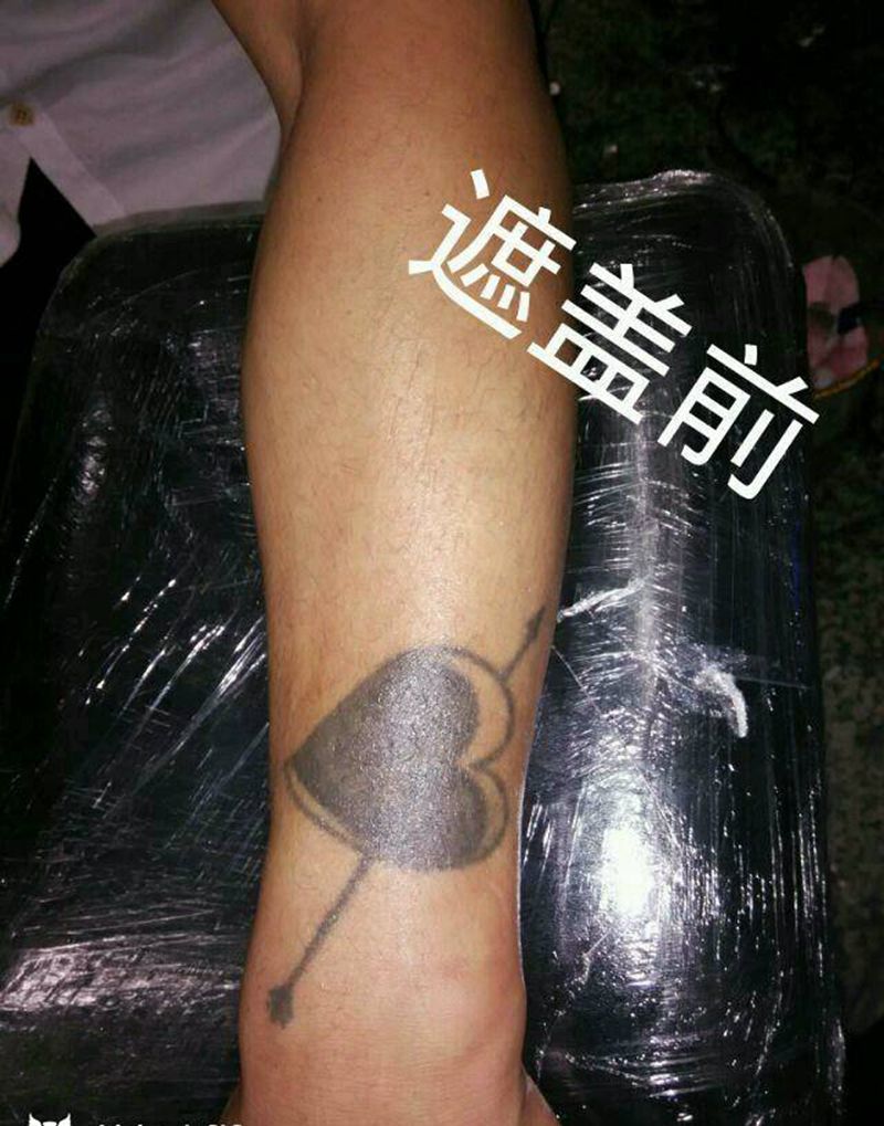 夜叉遮盖纹身图片