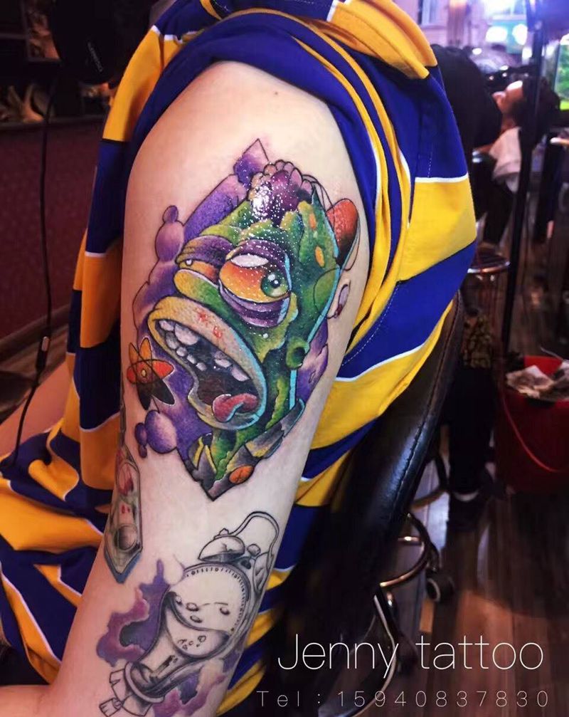 辛普森纹身图片