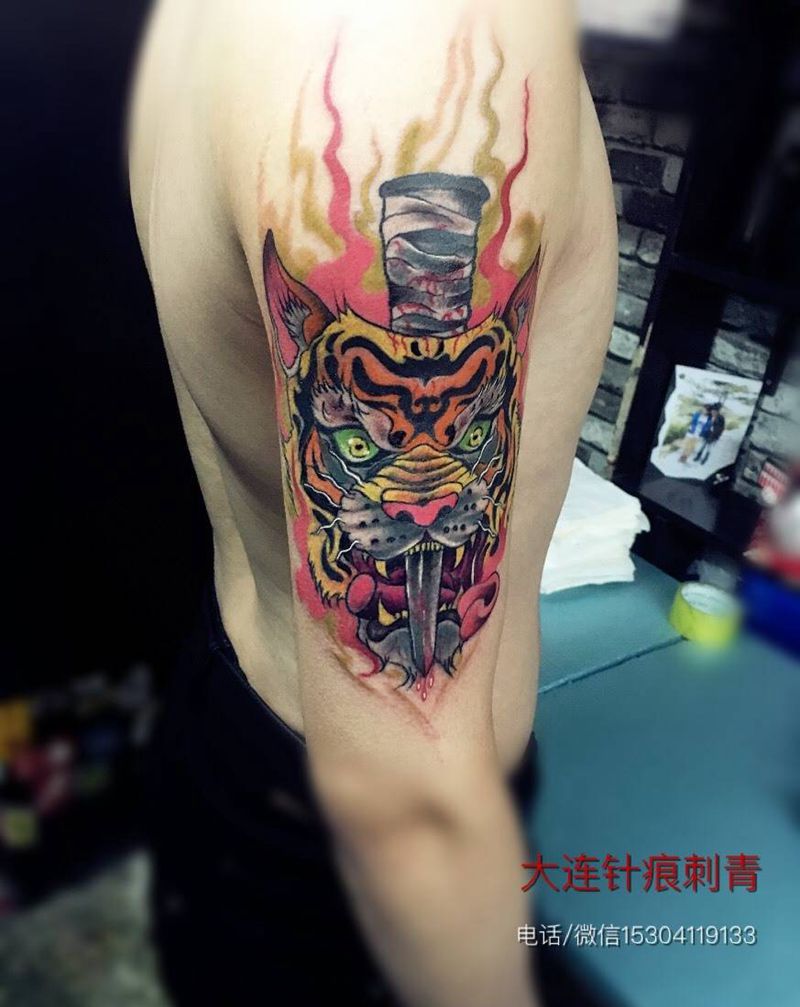 school纹身图片_成品纹身图案