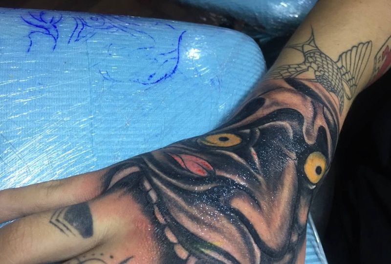 花拳秀腿纹身图片