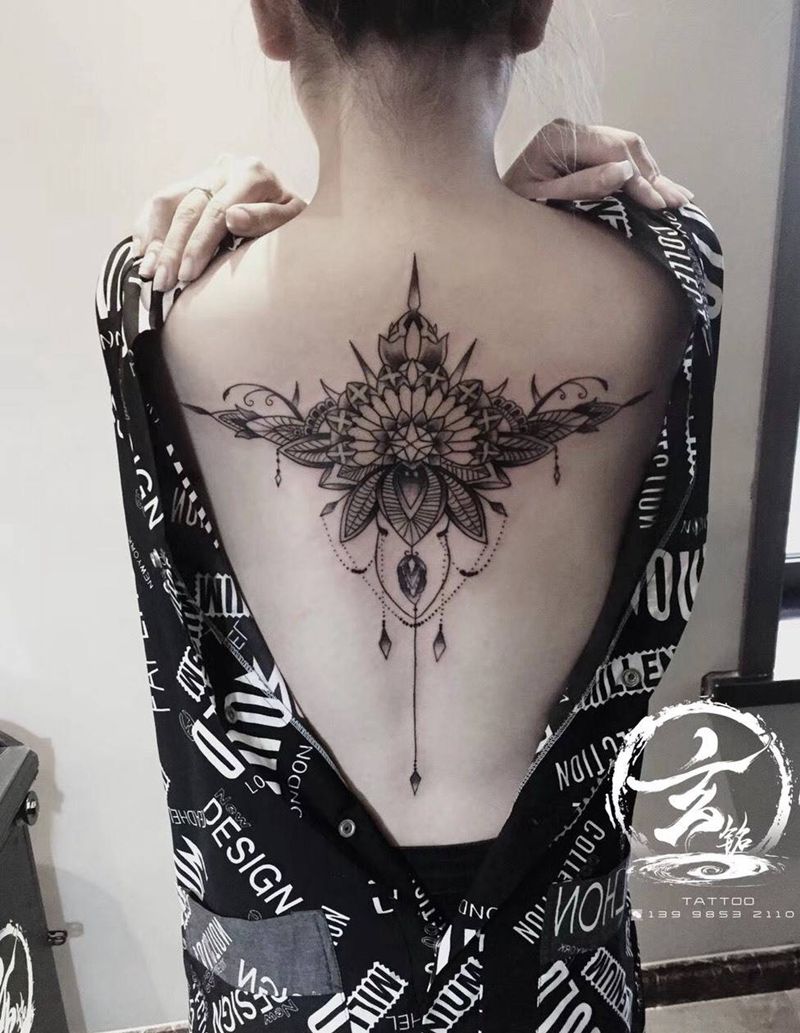 后背个性纹身1纹身图片