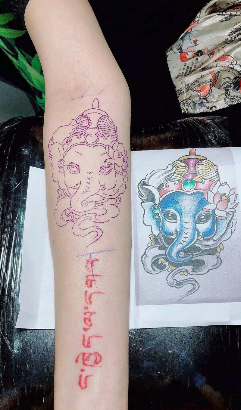 近日小作喜欢的来纹身图片