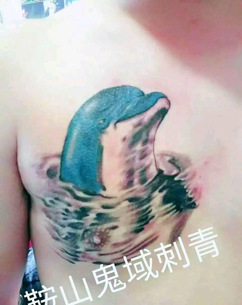海豚纹身图片