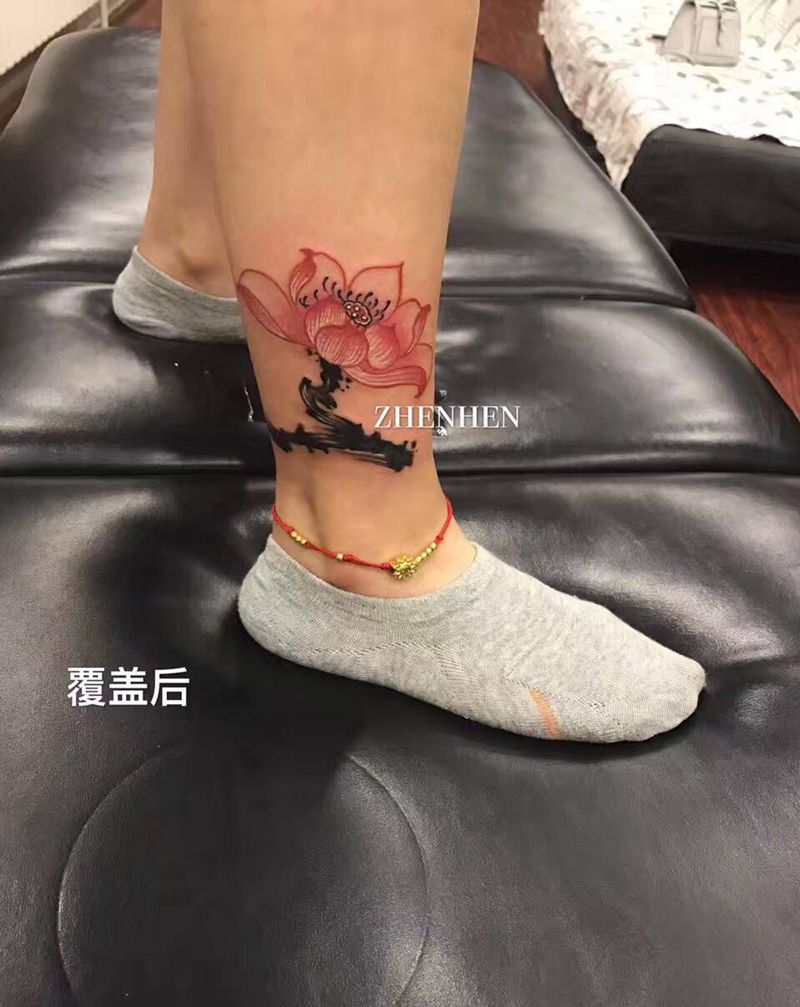 英文覆盖纹身图片