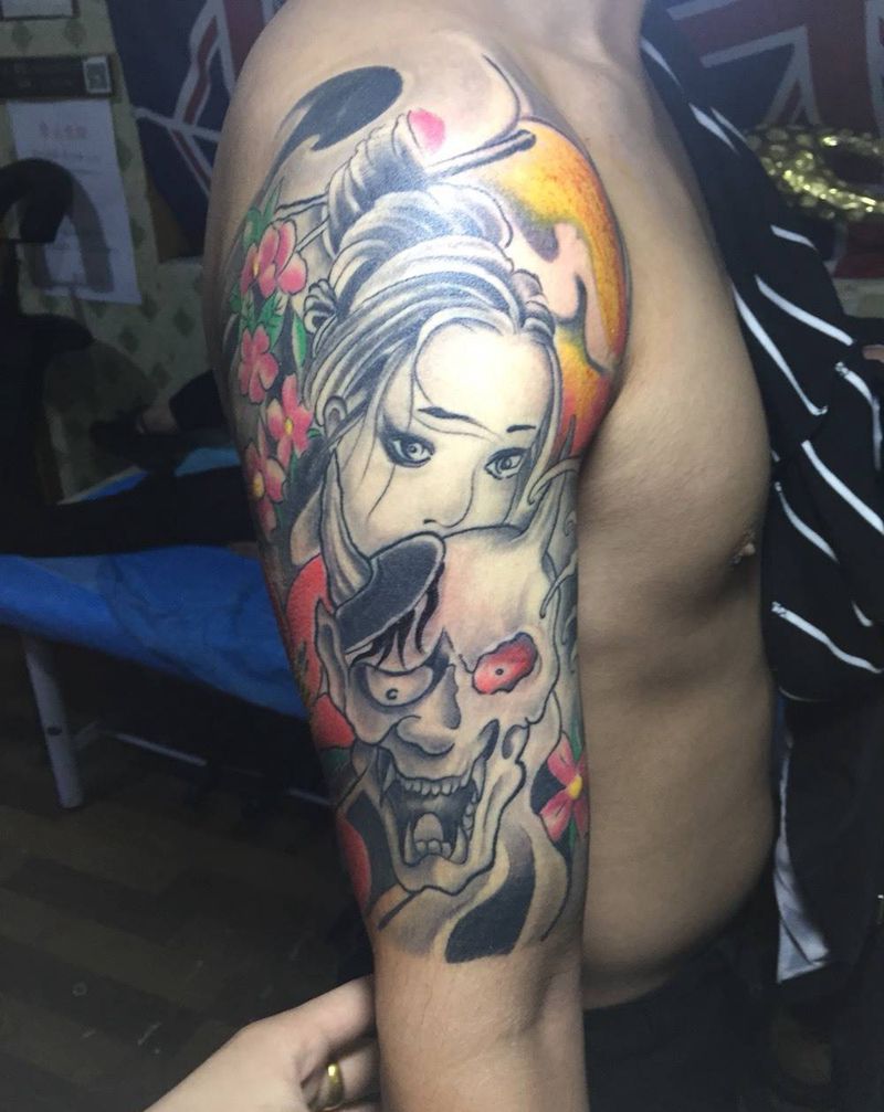 墨阎刺青文化纹身图片