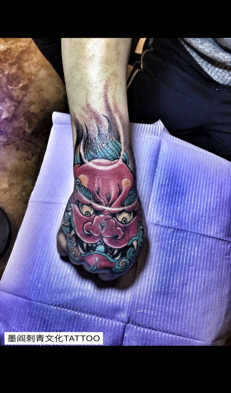 花拳纹身图片