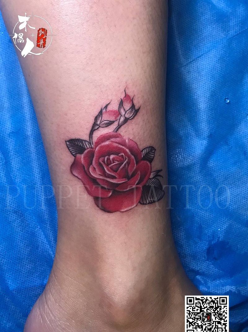 小花花纹身图片