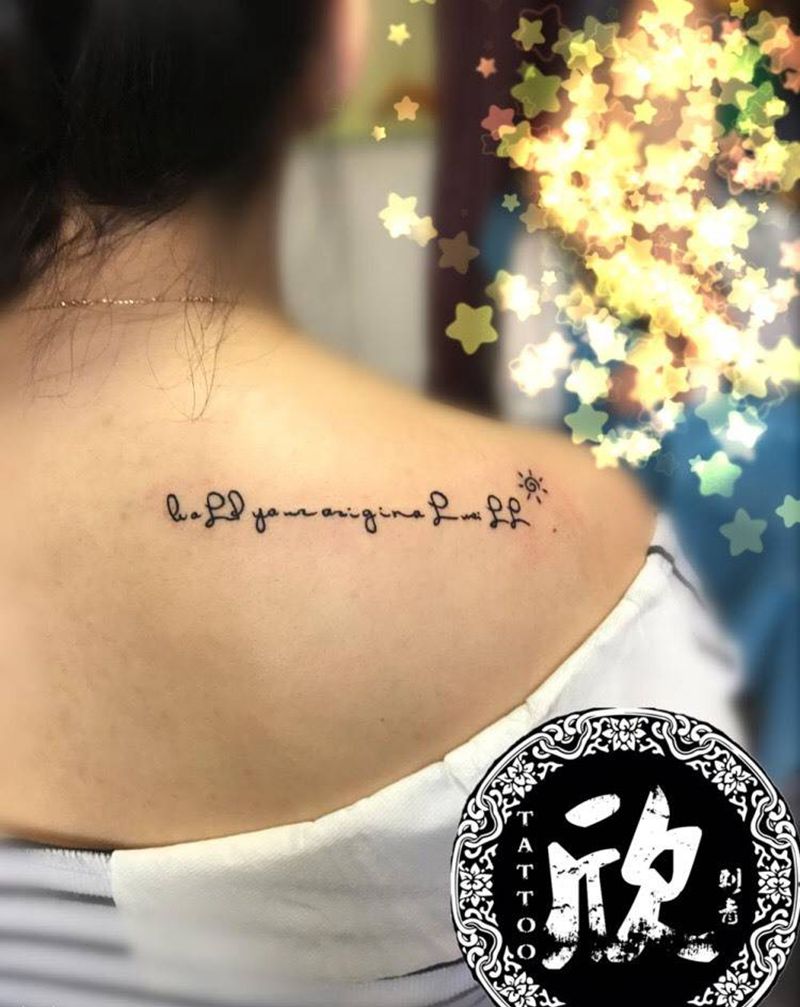字母纹身图片