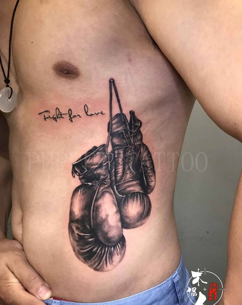 棉手套纹身图片