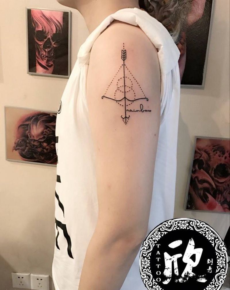 箭纹身图片