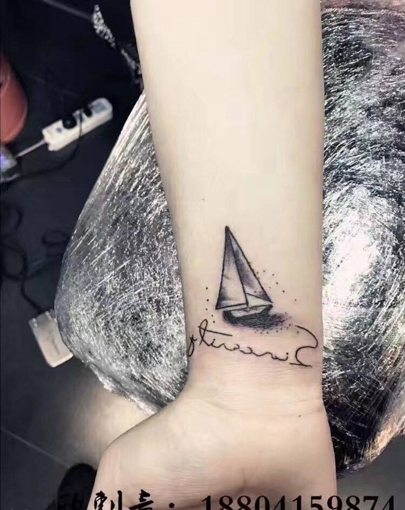 船纹身图片