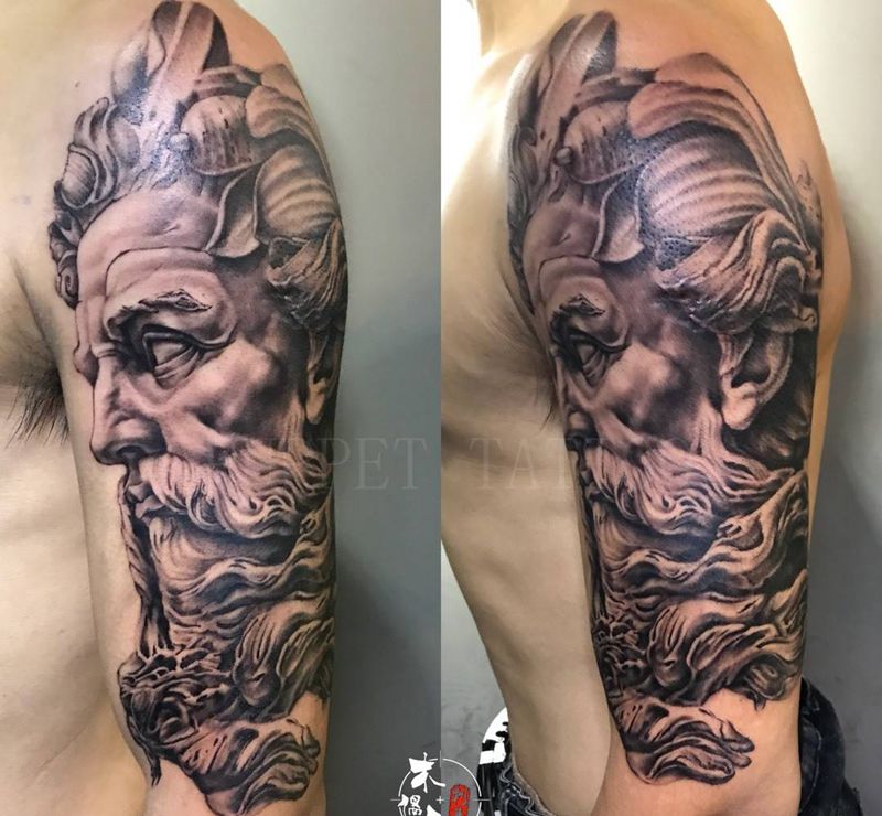 海神纹身图片