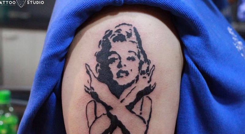 Marilyn Monroe纹身图片