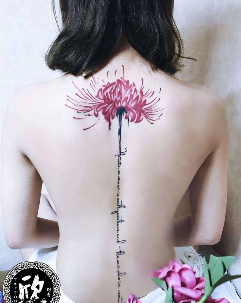 彼岸花纹身图片