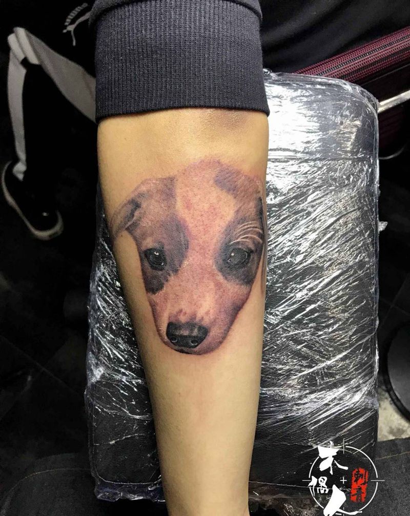小狗狗纹身图片