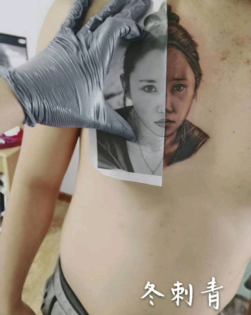肖像纹身图片