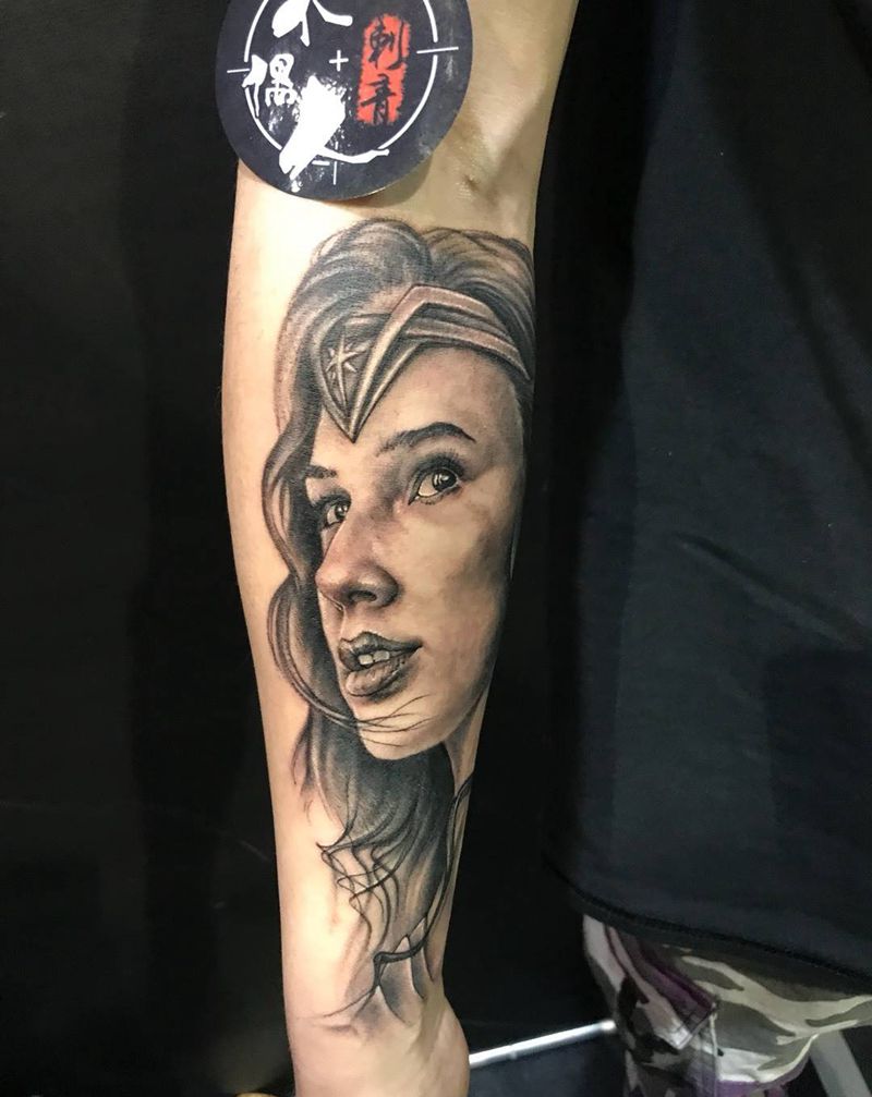 廊坊展会现场纹的神奇纹身图片