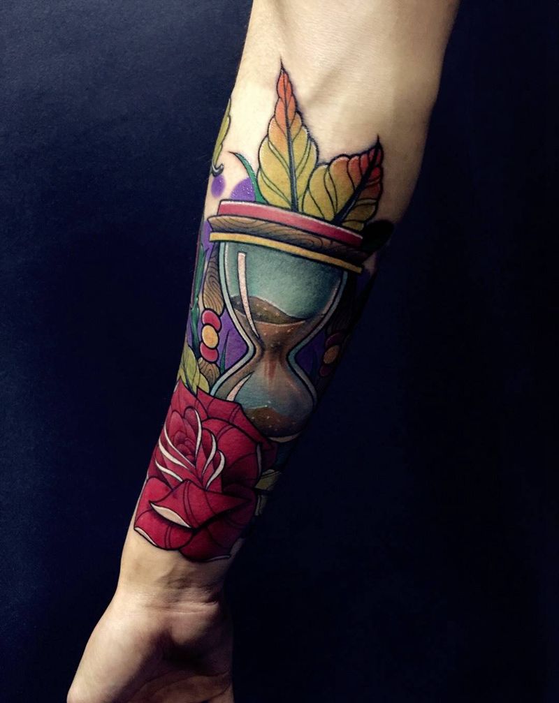 遮盖小臂字母，看不出来吧纹身图片